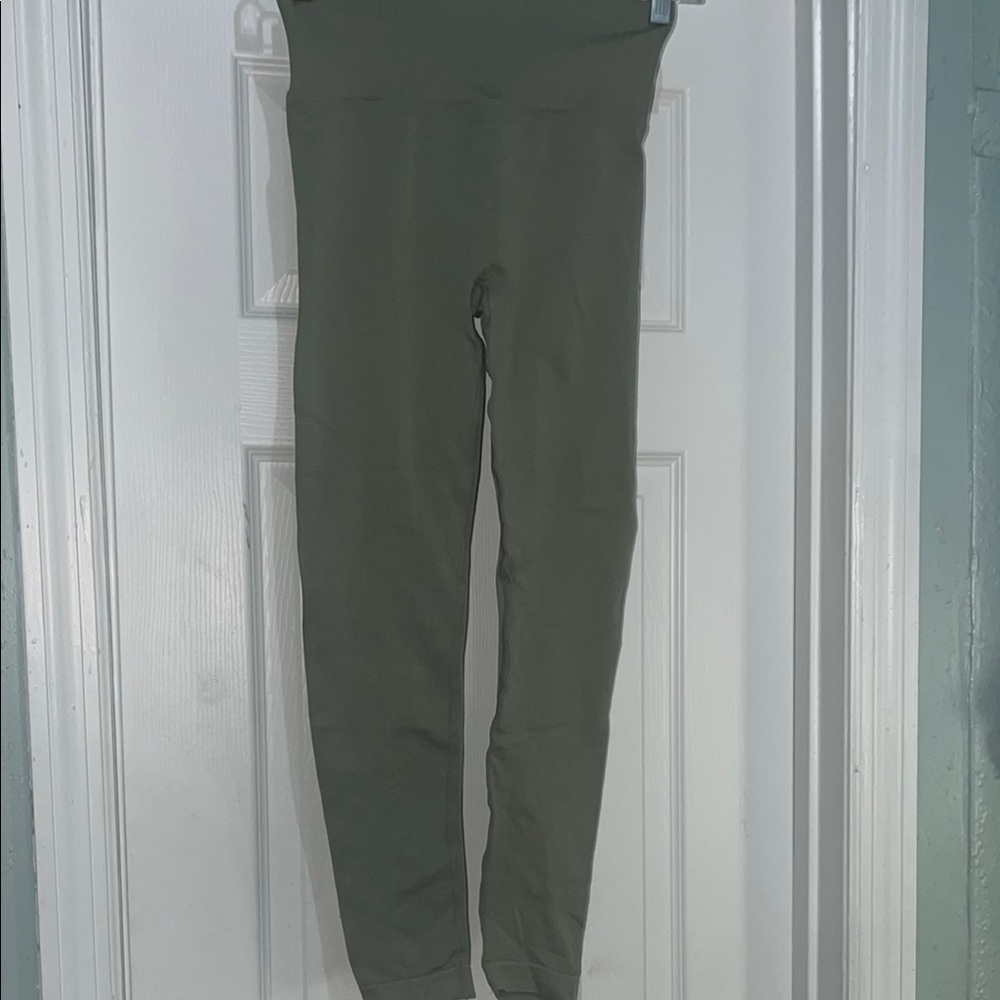 Kids Olive Green Leggings